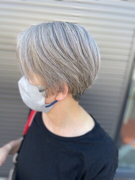 アイフラット 本店(I-FLAT) ショート×シルバー