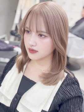 ジィルム(XELM) レイヤーカットミルクティーベージュケアブリーチダブルカラー