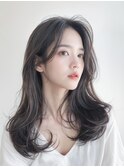 【Brella hair design】　ブルーシルバー×ローレイヤー