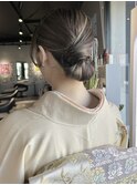 訪問着ヘアスタイル