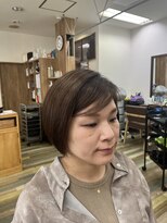 ルポ(repos)&nbsp;大人ボブ[縮毛矯正/白髪染め/カラー/酸性ストレート/カット/