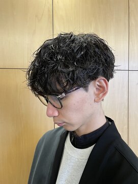 ニアウ 伊勢崎連取店(Niau) メンズマッシュシャドウパーマメンズパーマ