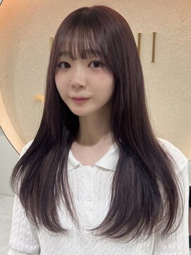 ハチ(HACHI) ブリーチありだからこその透明感パープルブラウン