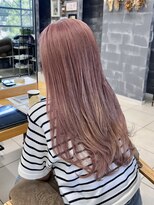 ラウル(Laulu)&nbsp;くびれヘア/アプリコットオレンジ/夏のヘアアレンジ/佐倉