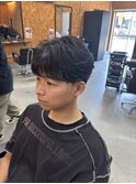 前髪ありフェザーパーマ