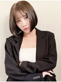 ナチュラルワンレンボブ