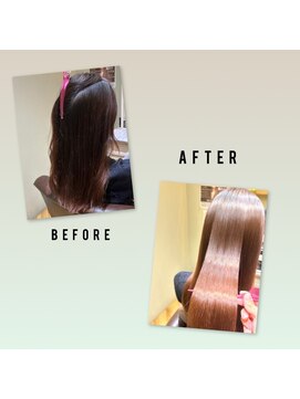 エマヘアープラス(Emma hair plus) 髪質改善カラー　芯から潤う極上ケアカラー