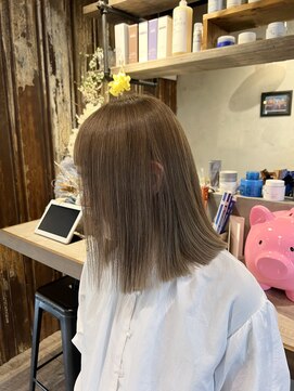 マスカリ(muscali) 暗めカラー#デザインカラー#フェイスフレーミングハイライトc78