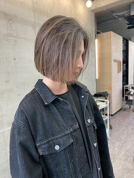 ソルトウォーター(SALT WATER) ミディアムヘア/デザインカラー/ハイトーン/恵比寿/代官山