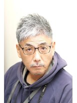 ヘアーアンドグルーミング ヨシザワインク(HAIR&GROOMING YOSHIZAWA Inc.) 50代60代フェードショートアップバングイケおじ眉毛カット