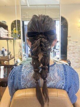 パザパミニヨン(pas a pas mignon) ヘアアレンジ