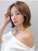 韓国ボブ/切りっぱなしボブ/レイヤーボブ/外ハネボブ/くびれボブ