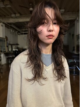 フィルムス 渋谷(FILMS) 黒髪/小顔/パーマ/オリーブグレー/ココアベージュ/渋谷