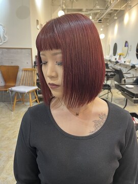 ラック 津田沼(LUCK) くびれボブ/韓国ボブ/ブリーチなし/レイヤー/似合わせカット