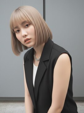 ヘアサロンエム 渋谷店(HAIR SALON M) ブリーチ/ダブルカラー/ボブ/透明感/レイヤーカット/渋谷