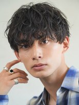 フィフスパーク(fifth PARK)&nbsp;渋谷波巻きツイストスパイラル強め無造作パーマ束感メンズカット