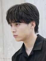 テン 心斎橋(tenn.)&nbsp;心斎橋シャドウパーマメンズマッシュウルフカット波巻きパーマ