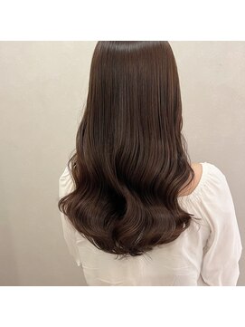 アンドワン 自由が丘(＆ONE) 【&ONE 自由が丘】オレンジベージュカラー×艶髪