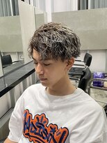 サンズ 梅田 中崎町(SUNS) 【梅田】ブラウンカラー+メッシュツイストスパイラルパーマ