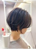 大人可愛い20代30代40代50代前下がりショートボブ【オオハラ】