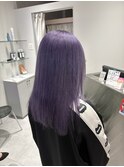 ラベンダーカラーバイオレットダブルカラーブリーチ成増