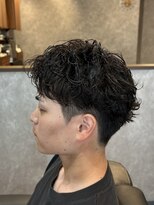 ザ クラン バイ ヘッドライト 仙台長町店(THE CLAN by HEADLIGHT) 【爽やか好印象】2ブロック×刈り上げアクティブショートパーマ