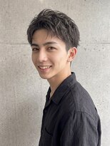 カバーヘア ブリス 上尾西口店(COVER HAIR bliss)&nbsp;爽やかアップバング短髪刈り上げショートツーブロックp上尾