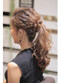 「Lian by Allure」小田桐 潤  ルーズポニーアップスタイル