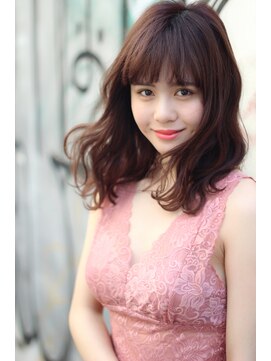 クーエフー(coo et fuu) 【表参道】厚めバングのローレイヤーのセミロング♪藤沢