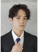 ビジネス七三オールバックウェーブ[表参道/青山/表参道駅]