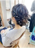 ロングシニヨンアレンジ【ヘアセット　立川/立川南/八王子】