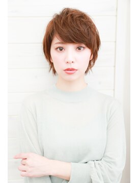 オーシャン(Ocean) [OCEAN Hair&Life]ネオウルフ☆外ハネボブ☆アッシュブラウン☆