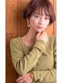 大人かわいいショートボブ♪丸みショート♪