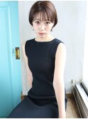 天神【BIRTH】大人かわいいナチュラルショート×シアーベージュ