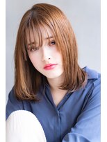 メーヴェ(Mowen) mowen 南堀江　リラクシーボブ×シースルーバング×大人可愛い