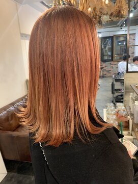 トロニー(TLONY) 派手すぎない深みオレンジ stylist/miaki
