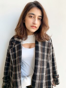 マリアバイアフロート(Maria by AFLOAT) 【山田】外国人風かきあげバング無造作ラフウェーブ