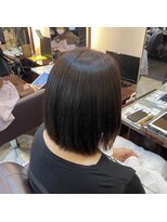 キャラ シャローネ 池袋(Chara Chalone)&nbsp;前下がりナチュラルボブ/縮毛矯正【池袋/池袋東口/本松】