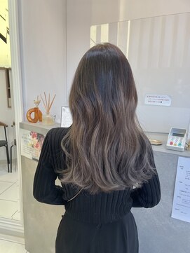 リコ ヘアアンドリラクゼーション 名駅店(LICO HAIR＆RELAXATION) 【LICO】バレイヤージュ　くすみカラー