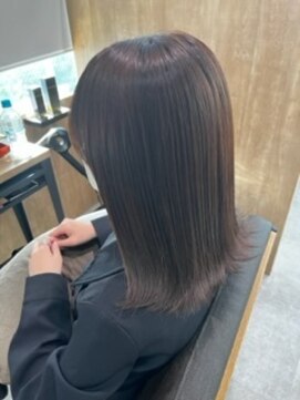 テラスヘア センダイ(TERRACE hair SENDAI) 【艶髪ミディアム】イノアカラー使用