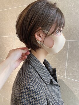 サンドシーン(sand scene) ＠thisiskaito表参道原宿/ショートヘア/ショートボブ/グレージュ