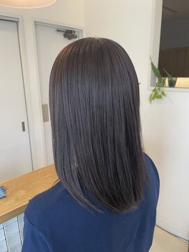 リアン(Lien) 艶髪髪質改善カラー/ミディアムヘア