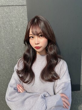 ロンド アンブル 四条烏丸(Lond ambre) 韓国風の顔周りレイヤーでくびれロングに軽さをイン