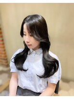 シェノン 梅田(CHAINON)&nbsp;韓国レイヤーカット×艶カラー×簡単スタイリング