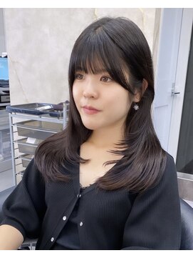 ロンドアヴァントゥス 池袋(Lond aventus) 韓国レイヤー/韓国風/ボブ/髪質改善/黒髪/ブリーチなし〔池袋〕