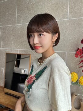 サンド 鹿児島中央(sand) ボブ/フルバング/ハッシュカット/イメチェン/似合わせカット]