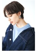 【森千晶】ひし形シルエットのハンサムショートボブ