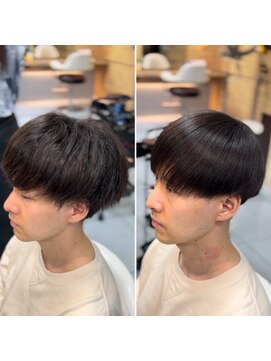 アッシュ 桜木町店(Ash) ”横浜”メンズ専用縮毛矯正で創るマッシュ　【竹永侑央限定】