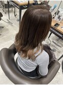 グラデーションミルクティーベージュ