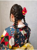 和装ヘアアレンジ ヘアセット 浴衣夏祭りのおしゃれに#1